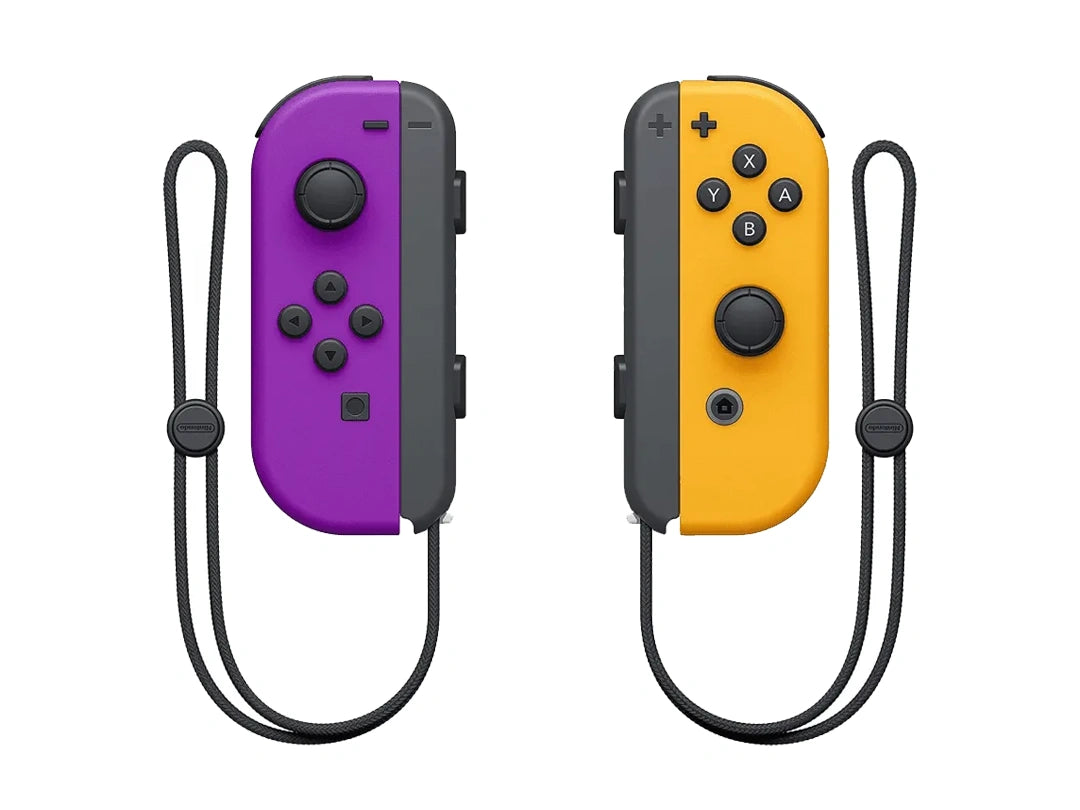Nintendo Switch Joy-Con Neon Purple & Neon Orange Controller in Qatar Nintendo Switch Joy-Con Neon Purple & Neon Orange Controller in Qatar